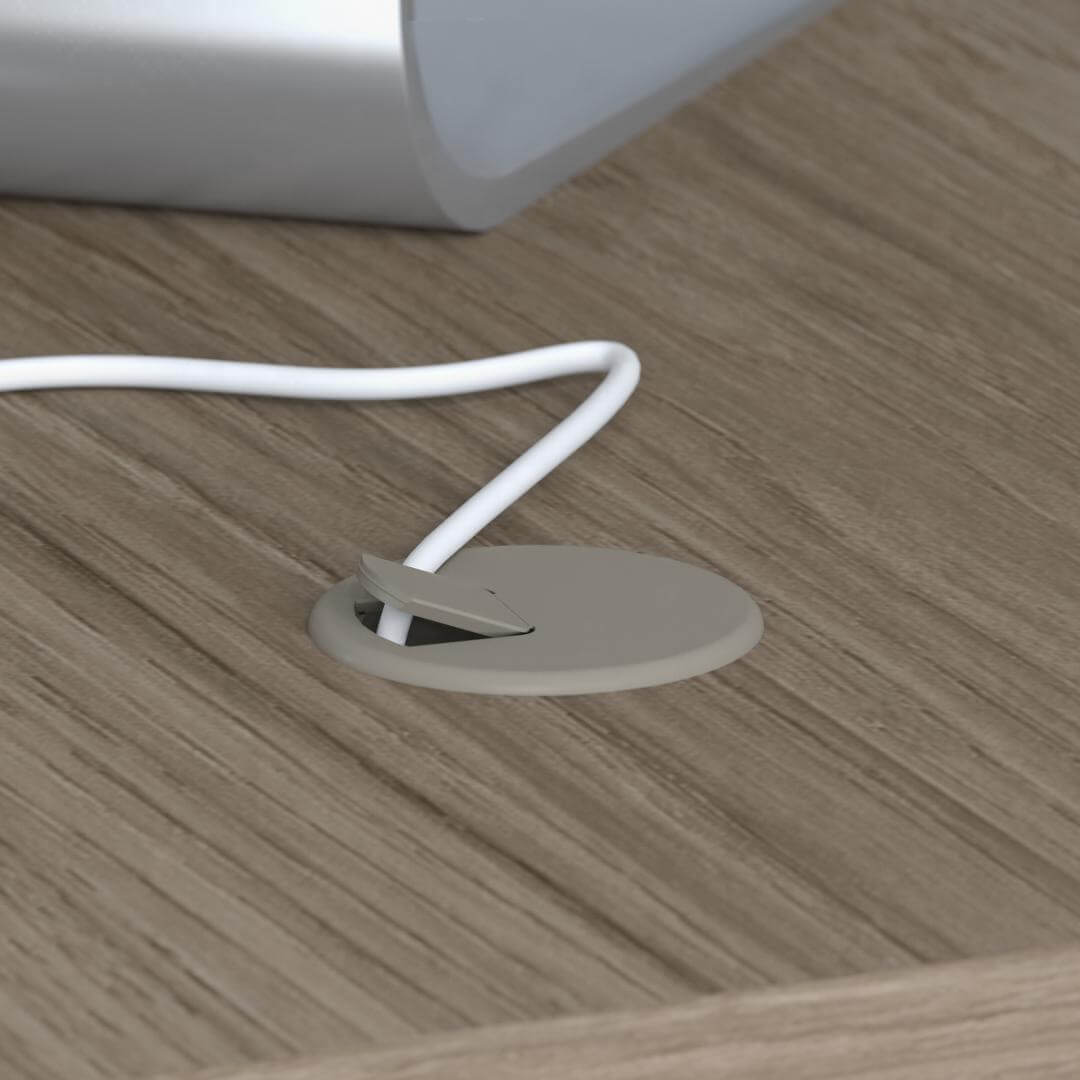 Sit and stand computer desks 48w x 24d grommet Sit and stand computer desks 48w x 24d grommet