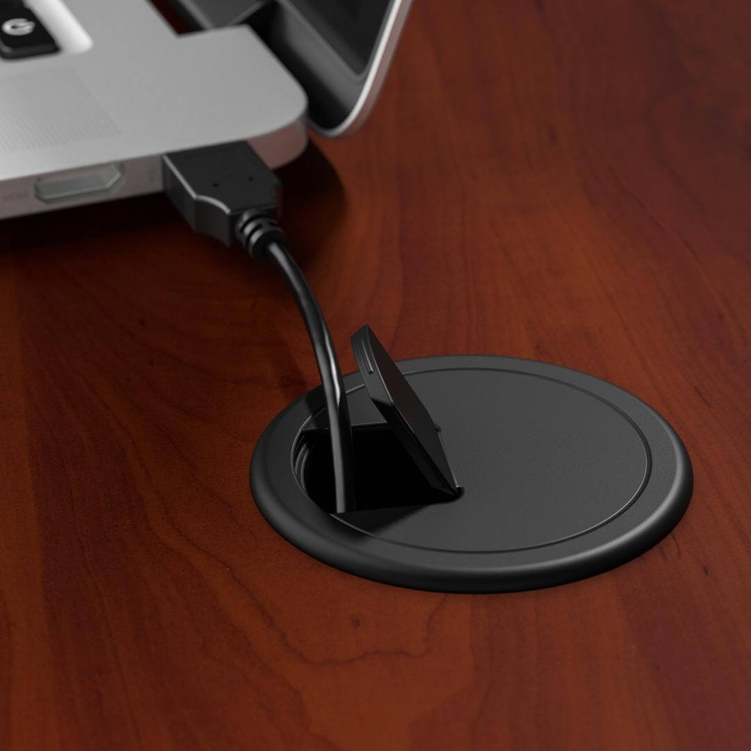Sit stand desk adjustable 72w x 30d grommet Sit stand desk adjustable 72w x 30d grommet