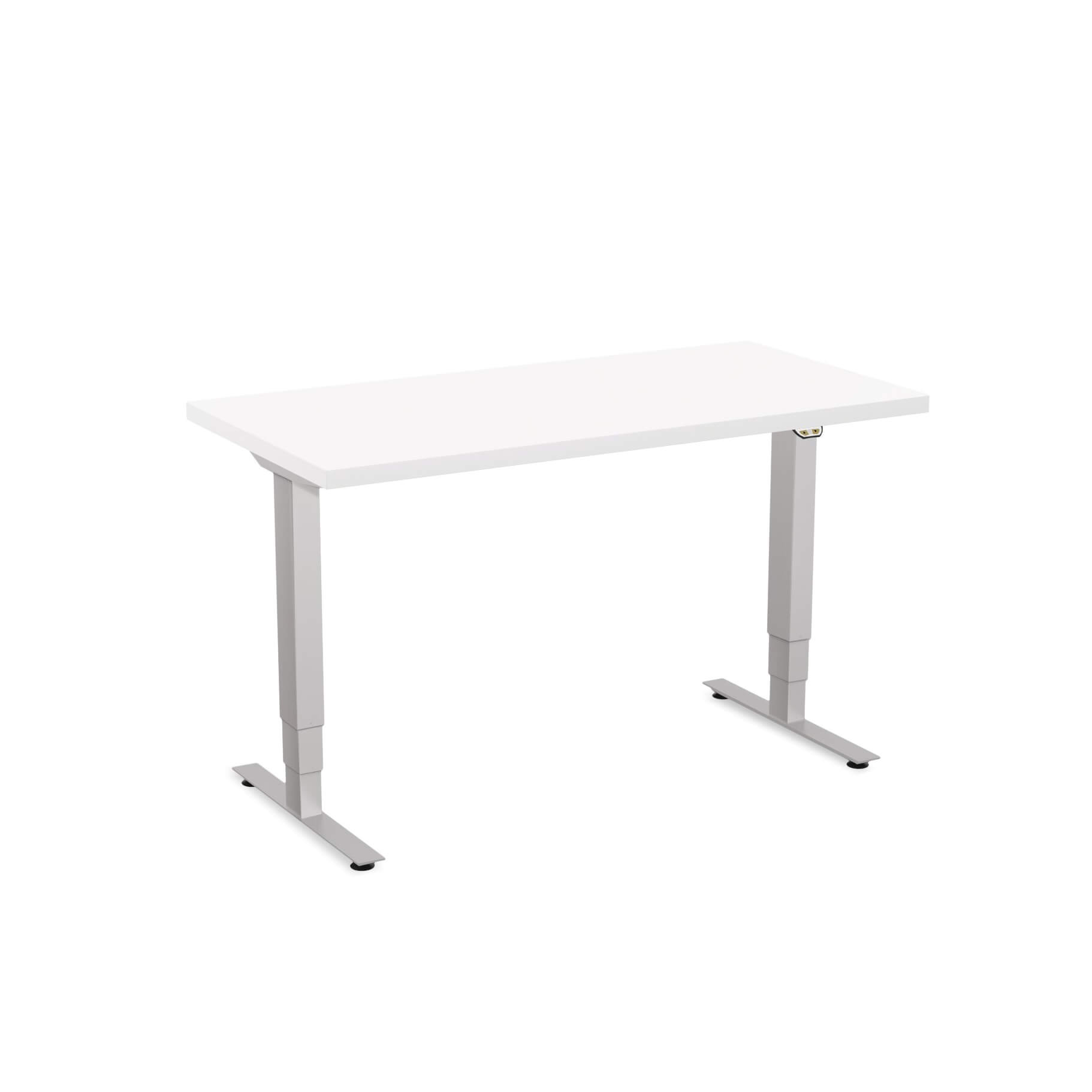 Sit stand desk adjustable CUB 1D PATR 2448 WH EPS 1 Sit stand desk adjustable CUB 1D PATR 2448 WH EPS 1