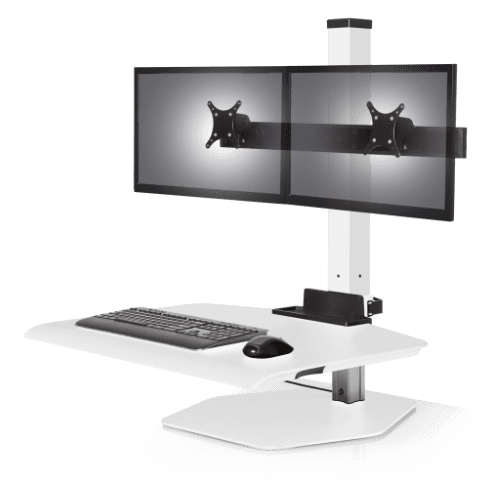 Sit to stand desk riser CUB WNST 2 248 DCL Sit to stand desk riser CUB WNST 2 248 DCL