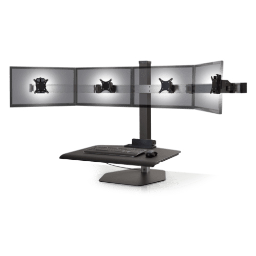 Sit to stand desk riser CUB WNST 4 104 DCL Sit to stand desk riser CUB WNST 4 104 DCL