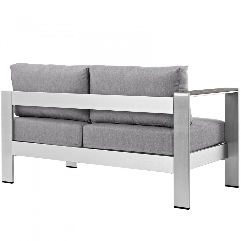 Small patio loveseat rear view Small patio loveseat rear view