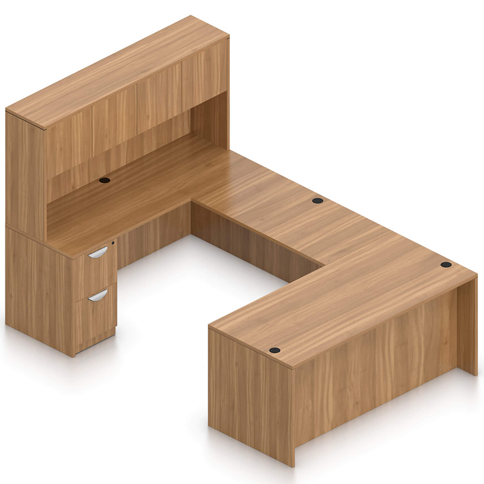 U shaped desk with hutch CUB SL B AWL GTO U shaped desk with hutch CUB SL B AWL GTO