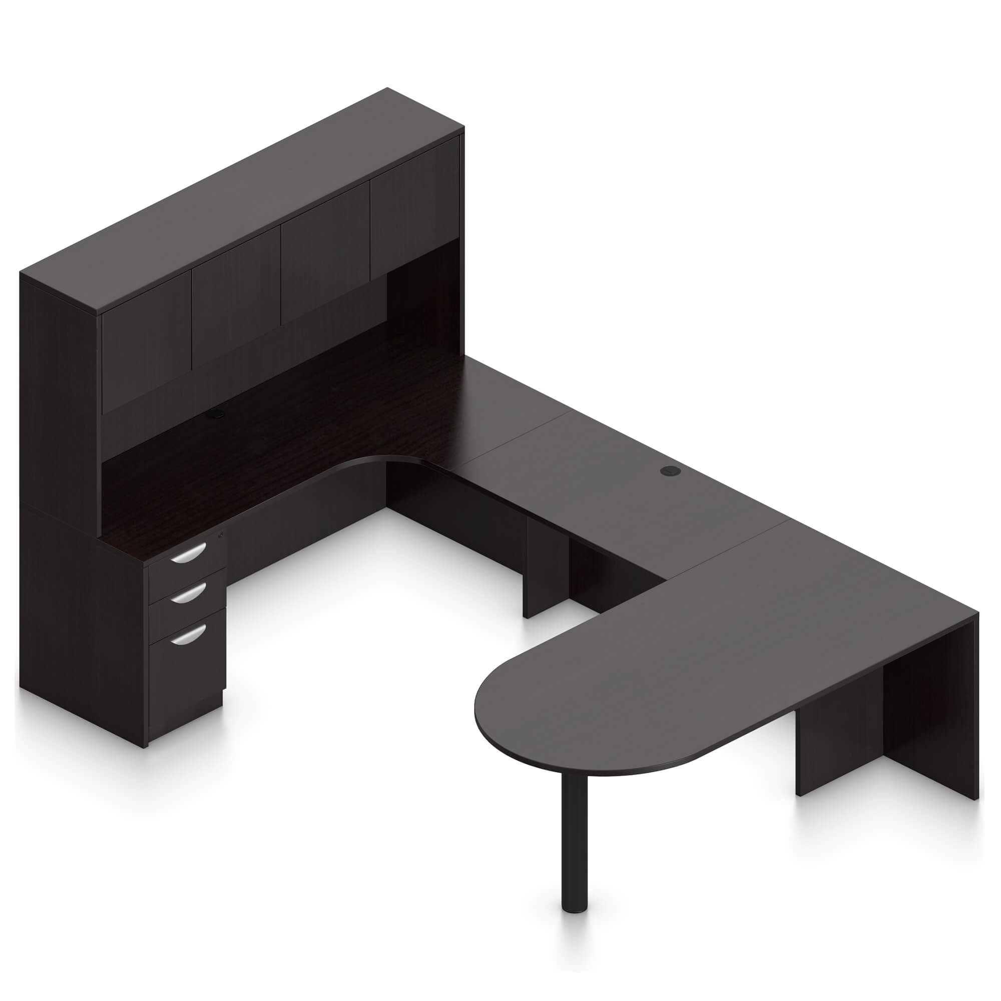 U shaped desk with hutch CUB SL F AEL GTO left 1 U shaped desk with hutch CUB SL F AEL GTO left 1