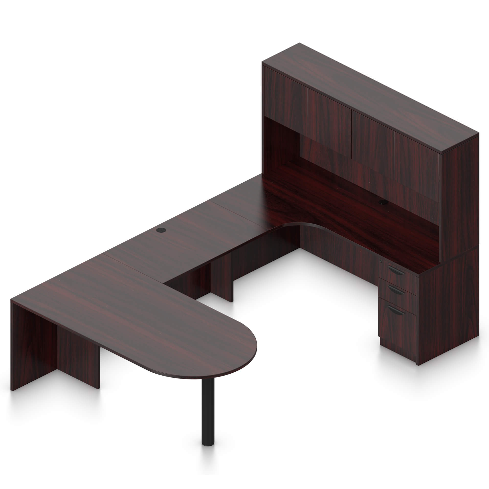 U shaped desk with hutch CUB SL F AML GTO right U shaped desk with hutch CUB SL F AML GTO right
