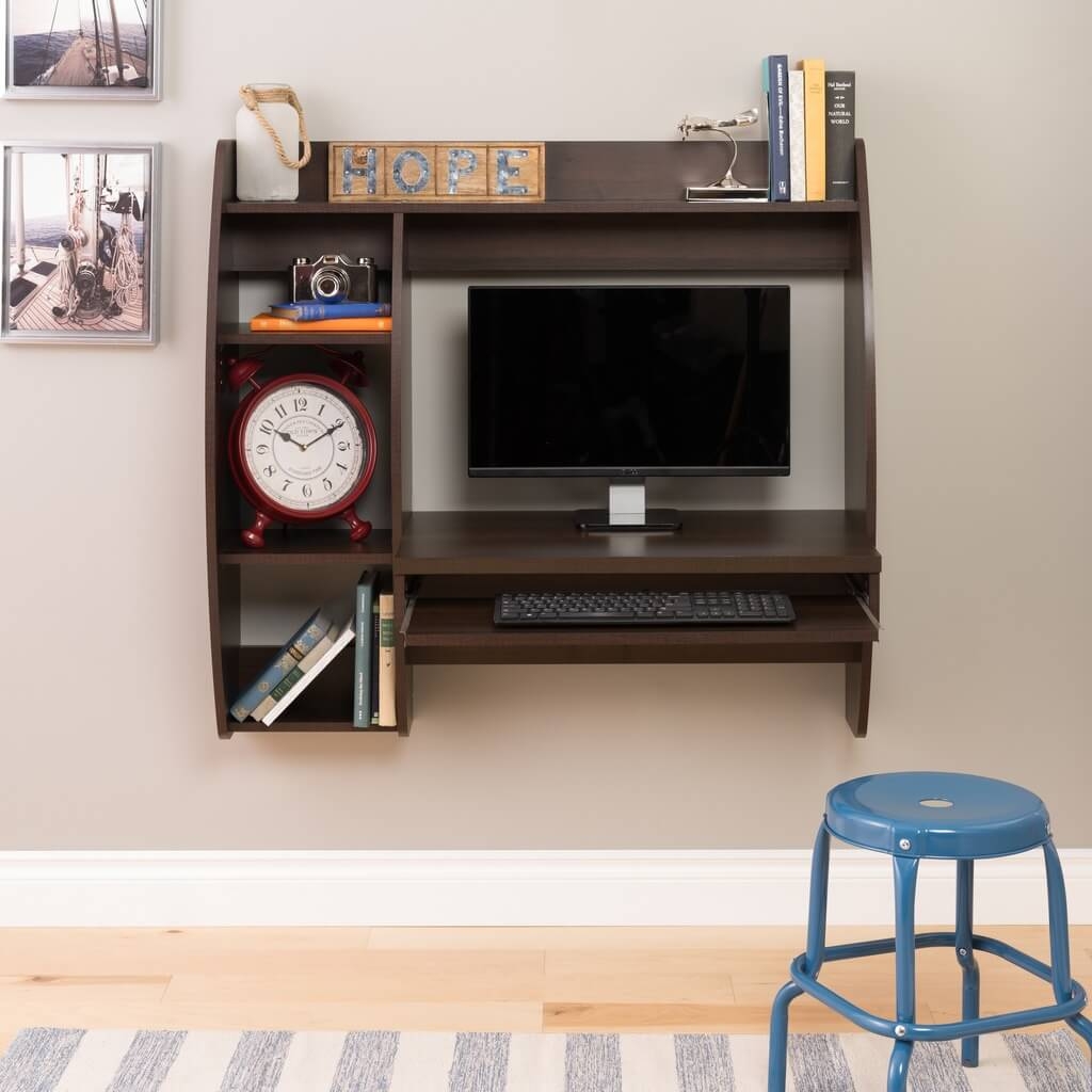 Wall mount laptop desk environmental 1 Wall mount laptop desk environmental 1