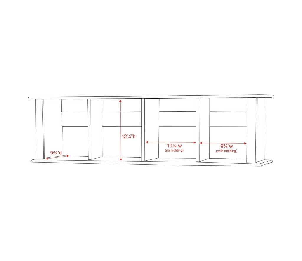 Wall shelf desk scheme Wall shelf desk scheme
