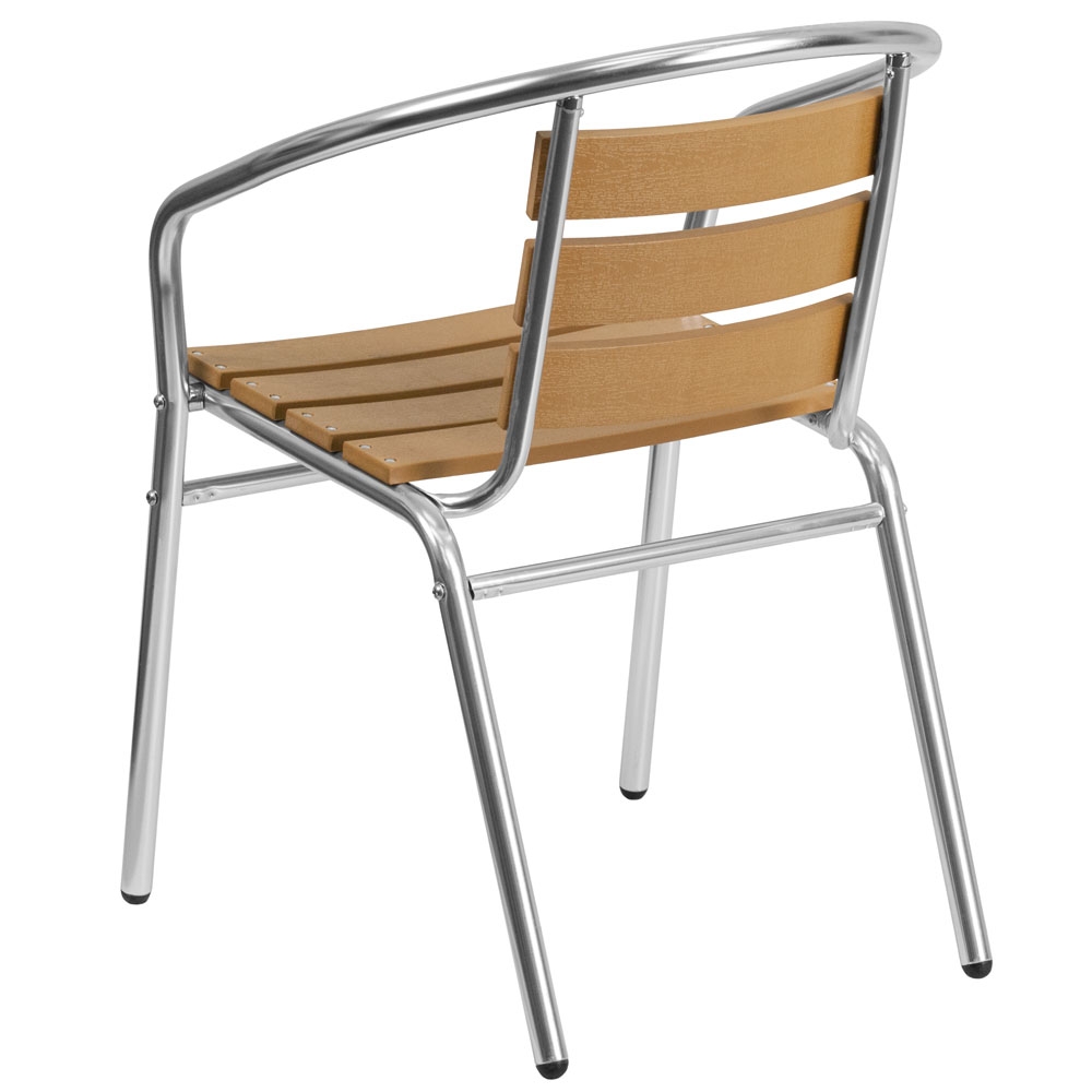 Wood metal dining chairs rear view Wood metal dining chairs rear view