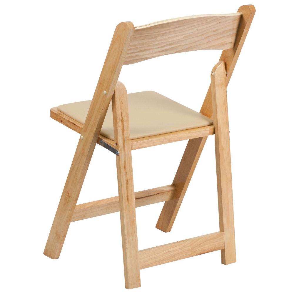 Wooden folding chairs rear view Wooden folding chairs rear view