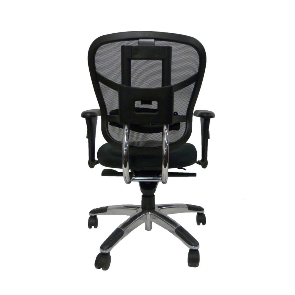 Workstation chair back view Workstation chair back view