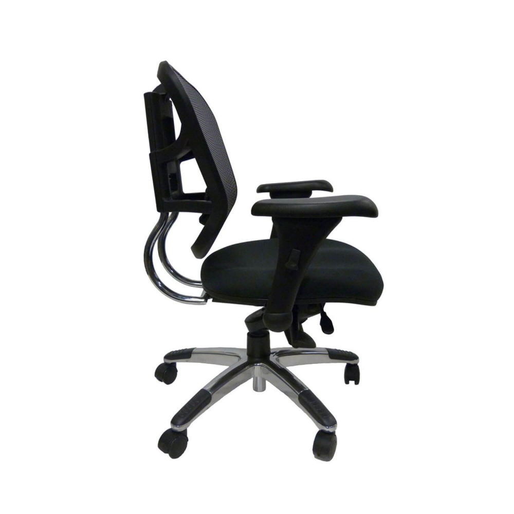 Workstation chair side view Workstation chair side view