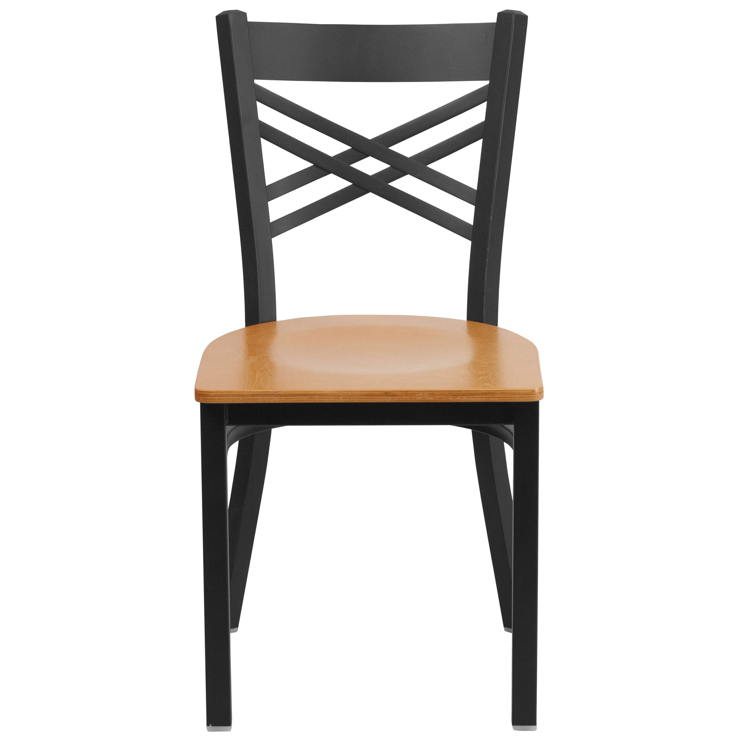 X back dining table chair front view X back dining table chair front view